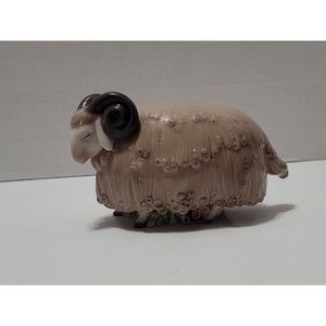 LLadro Ram In Meadow Brown New Open Box